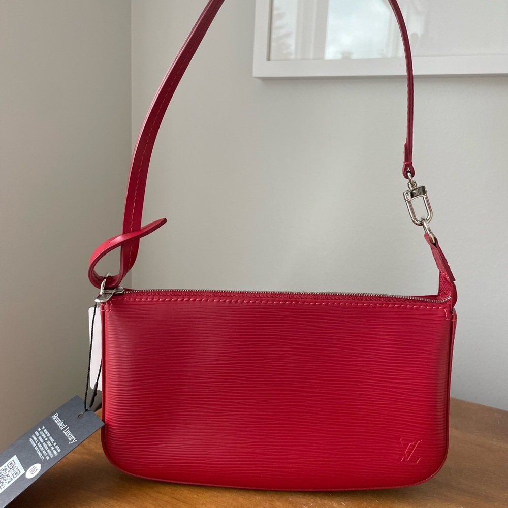 Louis Vuitton Castillan Red Pochette